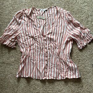 NWT- Madewell Poplin top: Small